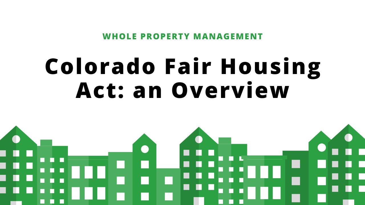 Fair Housing Act In Colorado Know The Laws